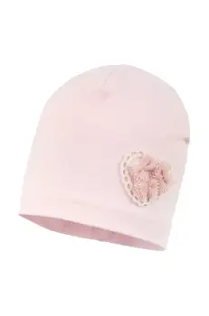 Jamiks caciula copii HALIMEDA culoarea roz, din tesatura neteda, JWH077 imagine