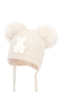 Jamiks caciula copii HOLLY IVA culoarea bej, JZH185 imagine