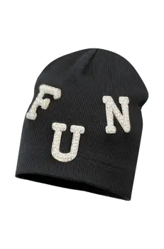 Jamiks caciula copii MADONNA culoarea negru, din tesatura neteda, JWH070 imagine