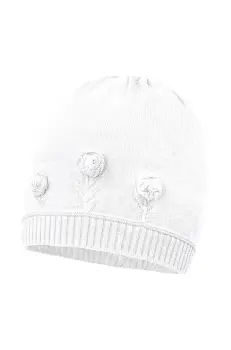 Jamiks caciula copii MAGNA culoarea alb, din tesatura neteda, JWH029 imagine