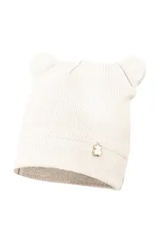 Jamiks caciula copii ROSSI culoarea alb, din tesatura neteda, JWH098 imagine