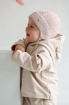 Jamiks caciula copii SEANNA culoarea roz, din tesatura neteda, JWH065 imagine