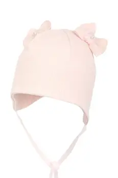 Jamiks caciula copii SIESTA culoarea roz, din tesatura neteda, JWH019 imagine