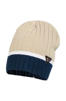 Jamiks caciula de bumbac pentru copii PAXTON culoarea bej, bumbac, din tesatura neteda, JWH031 imagine