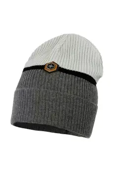 Jamiks caciula de bumbac pentru copii SAMBOR culoarea gri, JWH047 imagine