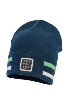 Jamiks caciula de bumbac pentru copii WERUM culoarea albastru marin, din tesatura neteda, JWH025 imagine