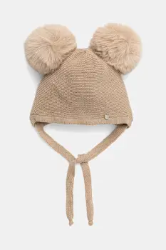 Jamiks caciula de lana pentru copii BERIT IIA culoarea bej, JZI024 imagine