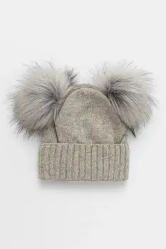 Jamiks caciula de lana pentru copii BRIELLE IIA culoare gri JZI326 imagine