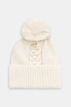 Jamiks caciula de lana pentru copii CRETA II culoarea bej, JZI054 imagine