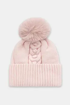 Jamiks caciula de lana pentru copii CRETA II culoarea roz, JZI054 imagine