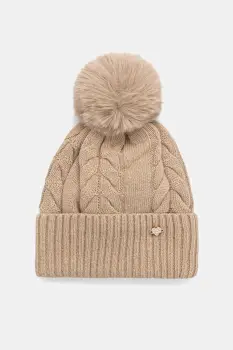 Jamiks caciula de lana pentru copii DRACO II culoarea bej, JZI246 imagine