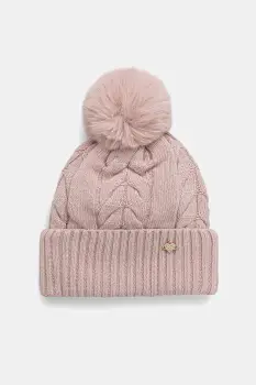 Jamiks caciula de lana pentru copii DRACO II culoarea roz, JZI246 imagine