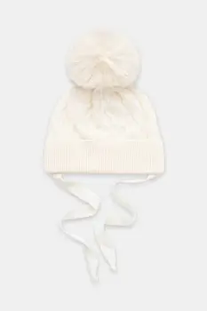 Jamiks caciula de lana pentru copii LAURINA II culoarea bej, JZI099 imagine