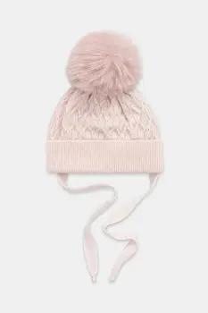 Jamiks caciula de lana pentru copii LAURINA II culoarea roz, JZI099 imagine
