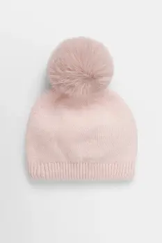 Jamiks caciula de lana pentru copii MADS II culoare roz JZI148 imagine