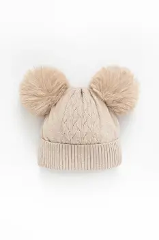 Jamiks caciula de lana pentru copii MISURI IIA culoarea bej, JZI086 imagine