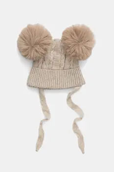 Jamiks caciula de lana pentru copii PRIMO IIA culoarea bej, JZI026 imagine