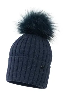 Jamiks caciula din lana pentru copii BELIZE II culoarea albastru marin, JZH241 imagine
