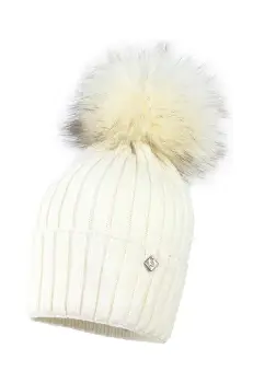 Jamiks caciula din lana pentru copii BELIZE II culoarea bej, JZH241 imagine