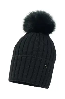 Jamiks caciula din lana pentru copii BELIZE II culoarea negru, JZH241 imagine