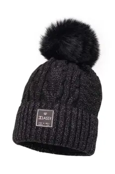 Jamiks caciula din lana pentru copii FEMKE II culoarea negru, JZH458 imagine