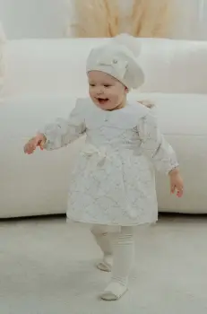 Jamiks caciula din lana pentru copii KATHRINE II culoarea bej, JZH272 imagine