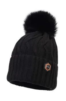 Jamiks caciula din lana pentru copii LENNERT II culoarea negru, JZH135 imagine