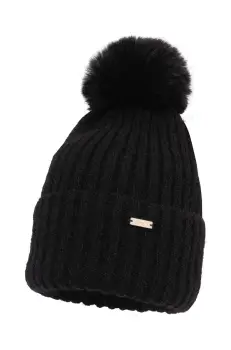 Jamiks caciula din lana pentru copii SANDRA culoarea negru, JZH338 imagine