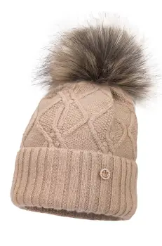 Jamiks caciula din lana pentru copii TAMASHA II culoarea bej, JZH122 imagine