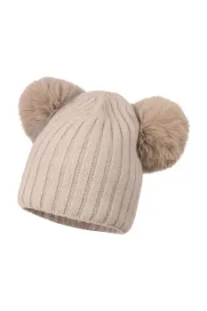 Jamiks caciula pentru copii cu lana HANDI IIA culoarea bej, JZI208 imagine