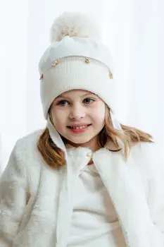 Jamiks caciula TABITA II culoarea bej, JZI133 imagine