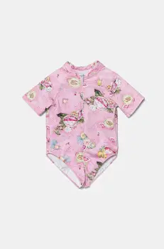 Jamiks costum de baie dintr-o bucata pentru bebelusi SUMMY culoarea roz, JLH090 imagine