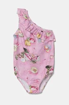 Jamiks costum de baie dintr-o bucata pentru copii AYTONA culoarea roz, JLH157 imagine