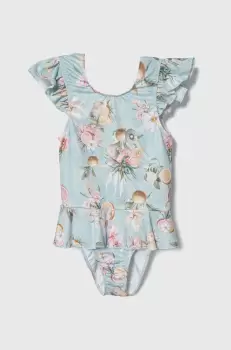 Jamiks costum de baie dintr-o bucata pentru copii culoarea turcoaz imagine