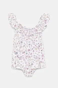 Jamiks costum de baie dintr-o bucata pentru copii MIRAY culoarea bej, JLH163 imagine