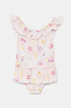 Jamiks costum de baie dintr-o bucata pentru copii MIRAY culoarea bej, JLH163 imagine