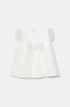 Jamiks rochie bebe WANESA culoarea bej, mini, evazati, JLH028 imagine