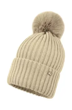 Jamiks sapca de lana pentru copii DAGNIS culoarea bej, de lana, JZH365 imagine