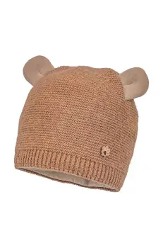 Jamiks sapca de lana pentru copii GINO culoarea maro, de lana, JZH238 imagine