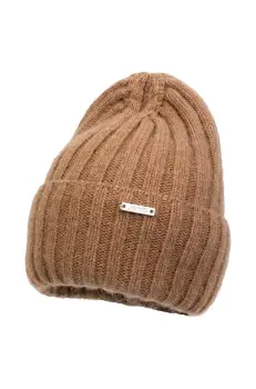 Jamiks sapca de lana pentru copii MADI culoarea maro, de lana, JZH032 imagine