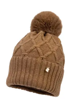 Jamiks sapca de lana pentru copii SILKA culoarea maro, de lana, JZH507 imagine