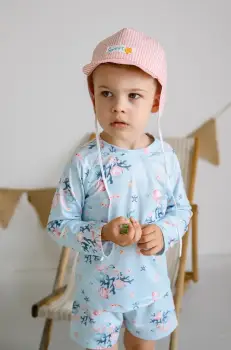 Jamiks sapca din bumbac pentru copii RAJ culoarea portocaliu, modelator, JLH074 imagine