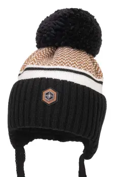 Jamiks sapca si esarfa pentru copii PROEZMA IV culoarea maro, JZH395 imagine