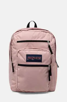 Jansport rucsac Big Student culoarea roz, mare, neted, EK0A5BAHN591 imagine