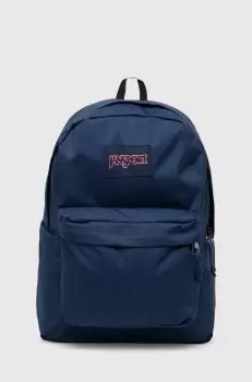 Jansport rucsac culoarea albastru marin, mare, neted imagine
