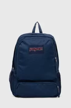 Jansport rucsac culoarea albastru marin, mare, neted imagine