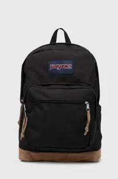 Jansport rucsac culoarea negru, mare, modelator imagine