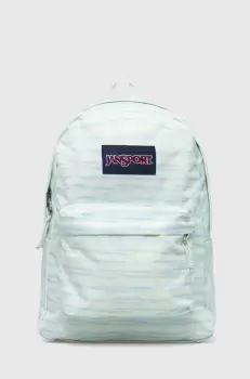 Jansport rucsac culoarea turcoaz, mare, modelator imagine
