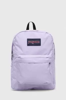 Jansport rucsac culoarea violet, mare, neted imagine
