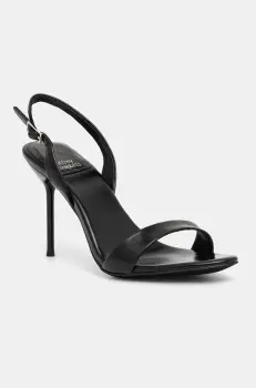 Jeffrey Campbell sandale de piele Go-Getter culoarea negru, JC-1481-1-12 imagine